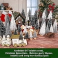 thumbnail image 3 of 30pcs Mini Weihnachtsbaum Weihnachtsdeko Knstlicher , 5 Gren Weihnachtsbaum Klein mit Holz Basis, Weihnachtsbaum mit Schnee , Tischdeko Weihnachten(Du, 3 of 5