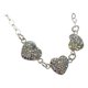 thumbnail image 2 of JOYARIS Collar Corazones Con Zirconias Amor Amistad Regalo Plata 925 DM-0000561, 2 of 3
