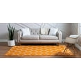 thumbnail image 3 of Unique Loom 3146755 7 x 10 ft. Rounded Trellis Frieze Rectangular Rug, Orange, 3 of 5