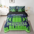 thumbnail image 2 of Erosebridal Teen Ball Gaming Football Bedding Sets Twin Size,Sport Game Comforter Sets with Sheets,Gamer Decoration(Seattle),Reversible,Lightweight,7-Piece, 2 of 5