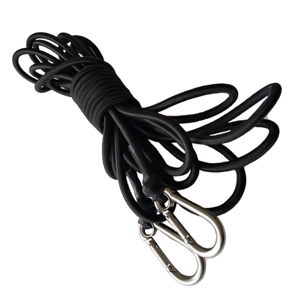 Elastic Shock Cord Rope with Stainless Steel Hooks for Kayak Marine