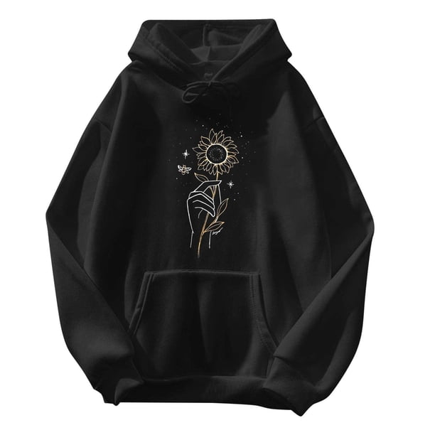 Sudadera con cremallera Gibobby Estampado diario Negro M