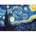 thumbnail image 1 of Kit de pintura de diamantes Van Gogh 5d, noche estrellada, mosaico de bordado de diamantes completo, punto de cruz, olas de Kanagawa, pintura famosa ukiyo-e, 1 of 4
