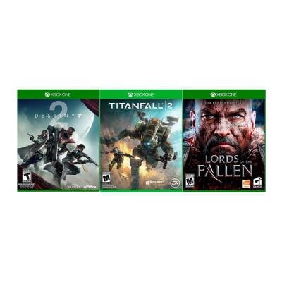 Set de Videojuegos Xbox One Destiny 2 Titanfall 2 y Lords of the Fallen