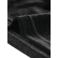 thumbnail image 5 of INSPIRE CHIC Women's Velvet Sweetheart Neck Sleeveless Cropped Tank Top with Bra S Black, 5 of 6