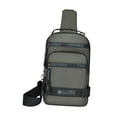 thumbnail image 3 of Bolso bandolera para hombre, bolsa de almacenamiento, bolsa de pecho impermeable para ciclismo, viajes, trabajo Verde, 3 of 10