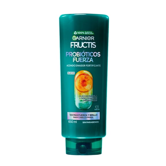 Acondicionador Garnier Fructis probióticos fuerza 650 ml