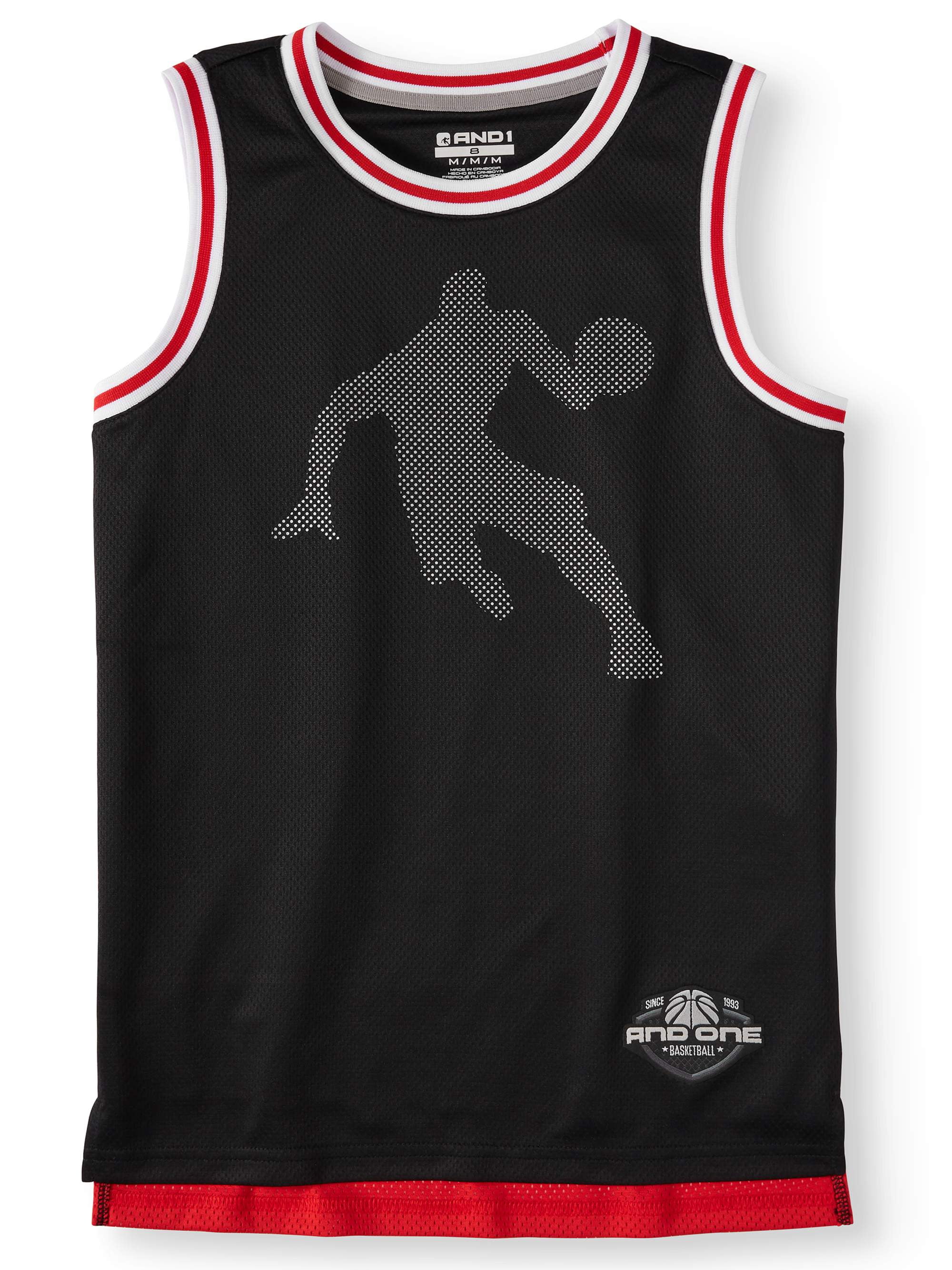 AND1 Polyester Mesh Basketball Jersey 