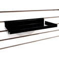 thumbnail image 2 of Metal Slatwall Shelf w/ .5" H Lip, 7.5" D x 15.5" L- Black, 1 Unit, 2 of 4