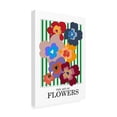 thumbnail image 2 of Trademark Fine Art Frances Collett The Art Of Flowers Green Stripe Canvas Wall Art, 2 of 4