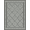 Black And White, Pattern 1, variant on ODIKA 8'x10' Washable Area Rug Geometric Crosshatch Framework Balanced Two Tone Decorative Surface for Dining Room, Large Office, Lounge, Non-Slip Chair-Friendly Mat