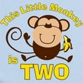 thumbnail image 2 of CafePress - Little Monkey 2Nd Birthday Boy Infant Bodysuit - Baby Light Bodysuit, Size Newborn - 24 Months, 2 of 4