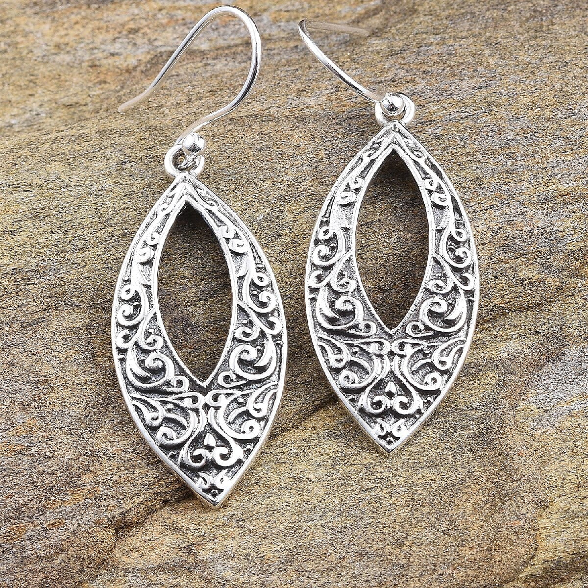 Shop LC 925 Sterling Silver Dangle Earrings - Celtic Dangling Earrings for Women - Filigree Drop Costume Jewelry for Women Birthday Gifts