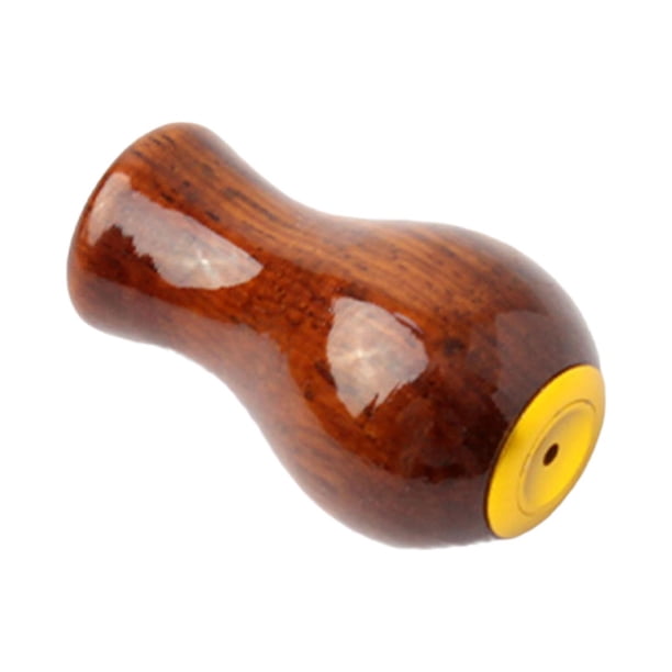 Perilla de mango de carrete de pesca, herramienta de reparación portátil, modificación, accesorio de madera pulido B