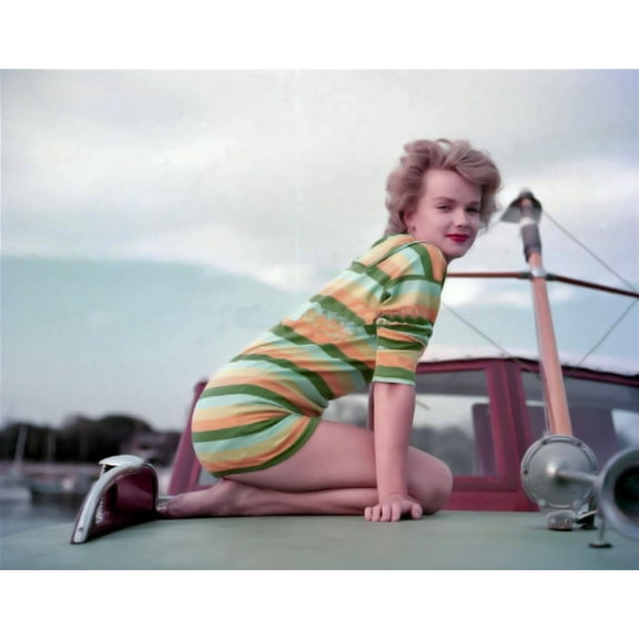 Anne Francis - Front of Boat Photo Print (10 x 8)