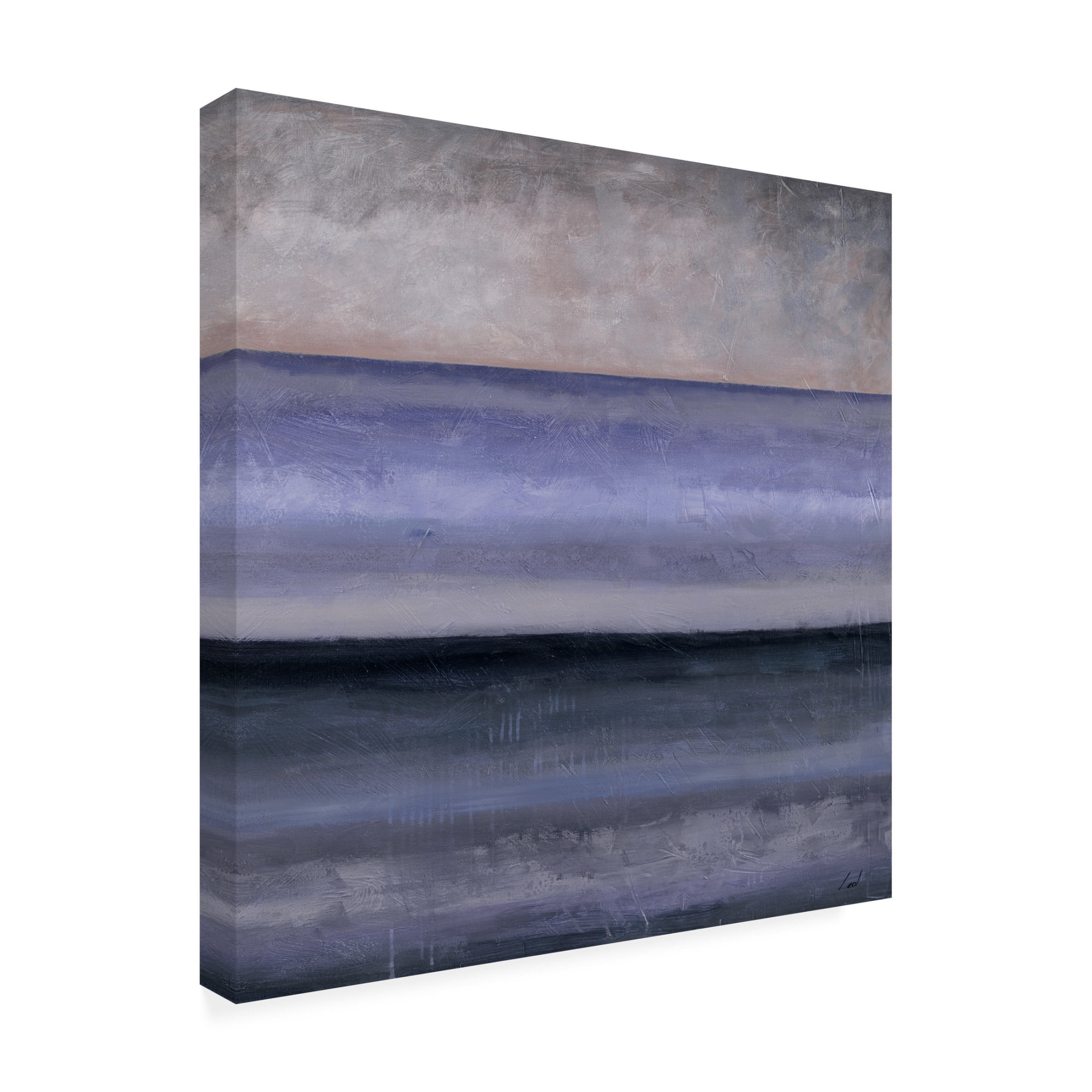 Canvas Wall Art - Pablo Esteban 'Peri Fret 1' Wall Art for Living Room, Bedroom, or Office Décor by Trademark Fine Art - 14 x 14 Inches