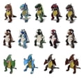 thumbnail image 4 of Mochila infantil de dinosaurios en 3D con bonitos dibujos de dinosaurios de peluche, ideal como regalo para niños (1 unidad), 4 of 5