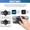 thumbnail image 2 of Unique Bargains 1 Set 200A Circuit Breaker with Manual Reset Switch 12V-48V DC with 2pcs Battery Terminal for Boat, 2 of 6