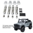 thumbnail image 4 of VONKY RCGOFFLOW 1/12 Aluminum Alloy Wear-resistant Front Rear Shock Absorber Rc Front Rear Shock Absorber For MN D90 RC Car Part Silver, 4 of 6