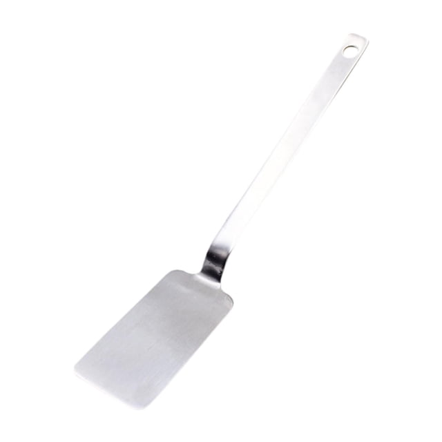 Espátula de cocina para panqueques, herramienta esencial para cocinar, diseño de acero inoxidable