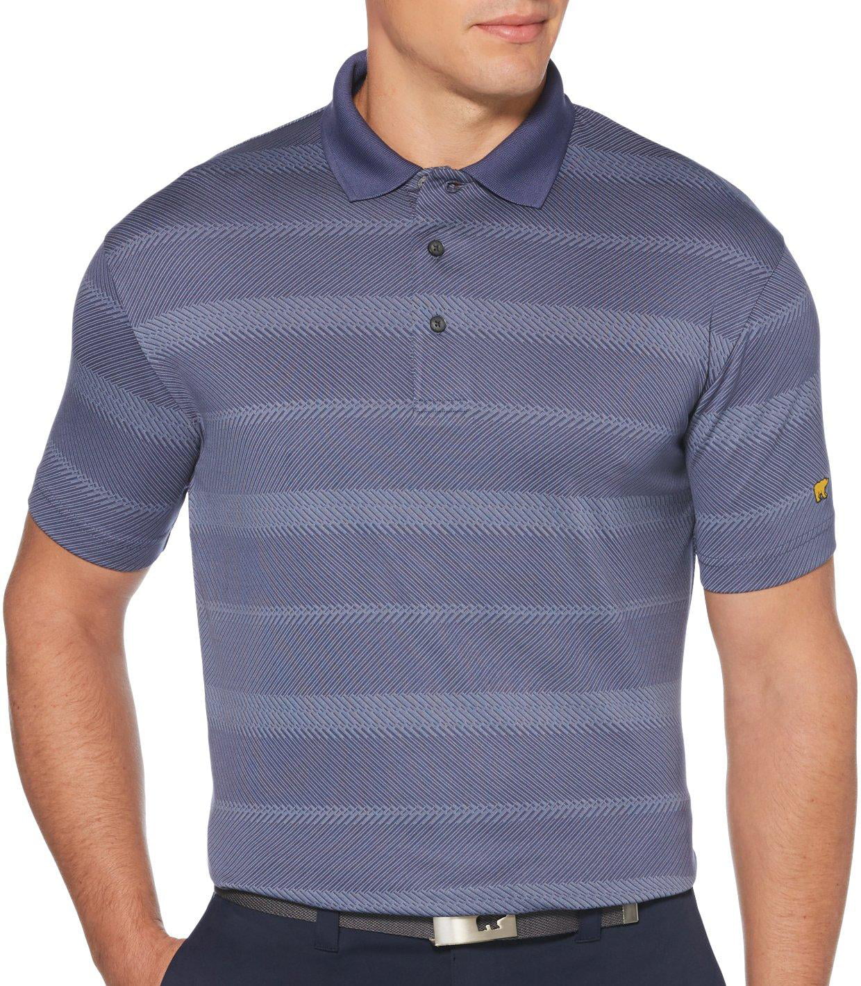 Jack Nicklaus Mens Short Sleeve Stripe Polo Shirt