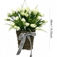 thumbnail image 2 of Floral Ornament for Home Elegant for Doors and Windows Live Courtyard Indoor Seasonal Display High- Polyester, 2 of 6