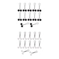 thumbnail image 1 of 24 Piezas Broche Alfileres Hijab Sunnimix Perla Seguridad Pin Suéter Chal Clips, 1 of 8