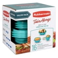 thumbnail image 3 of Rubbermaid TakeAlongs Food Storage Containers, Teal Splash, 16-Piece Lunch and Meal Prep Set, 3 of 5