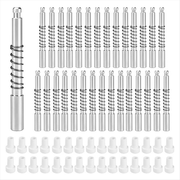 Paquete de 30 Pestillos de Émbolo para Mosquiteros de Ventana de 5/32 X 1-1/2 Pulgadas, para Mosquiteros de Aluminio, Clips de Pestillo de Émbolo.