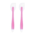 thumbnail image 1 of 2pcs Silicone Cream Scraper Large Size Silicone Scraper Translucent Cream Scraper Cake Spatula Baking Tools for Home Restaurant(Red), 1 of 8