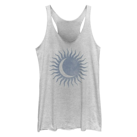 Women's Lost Gods Moon and Sun  Racerback Tank Top