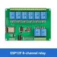 thumbnail image 4 of Módulo de Relé de 8 Canales con Fuente de Alimentación de 12-24/5 V CC, Módulo WiFi ESP-12F Integrado para Desarrollo Secundario ESP8266., 4 of 5