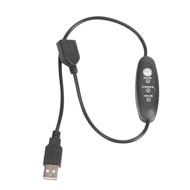 Controlador Voltaje Temperatura 5 V Alimentado Por USB 45 Cm Con Retraso 30 Minutos