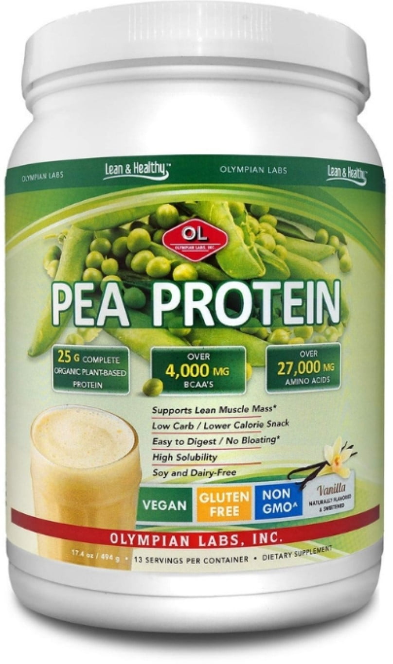 Olympian Labs Vanilla Pea Protein Dietary Supplement, 17.4 ... Olympian Labs Vanilla Pea Protein Dietary Supplement, 17.4 ...