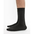 thumbnail image 3 of INNERSY Mens Cotton Socks Casual Crew Socks Business Dress Socks for Men 6 Pairs (L, Dark Gray), 3 of 7