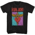 thumbnail image 1 of Bon Jovi T-Shirt Adulte Noir Cœur et Dague, 1 of 1