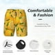 thumbnail image 3 of Fotbe Yellow Limes Traje de Baño para Hombre – Shorts de Natación de Secado Rápido con Forro y Bolsillos-X-Large, 3 of 6