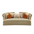 thumbnail image 3 of ACME Canapé Daesha en Bois d'Or Antique, 3 of 5