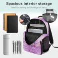 thumbnail image 4 of KUIFORTI Cute Pink Axolotl Girls Kids Backpack Large Capacity with Multiple Organizer Pockets for Elementary Middle Students Back to School Gifts for Kids, 4 of 7