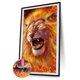 thumbnail image 2 of Wdftyju 5D DIY Diamond Painting Kits Full Round Drill Flame Lion Mosaico Imagen Arte de la pared Wdftyju 7zh3es2gs5xa1ru2, 2 of 9