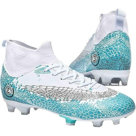 

Men s Soccer Shoes Cleats Professional High Top Breathable Athletic Football Boots Outdoor Indoor Turf Field Professional Spikes Game Training Athletic for Boys Soccer Cleats
