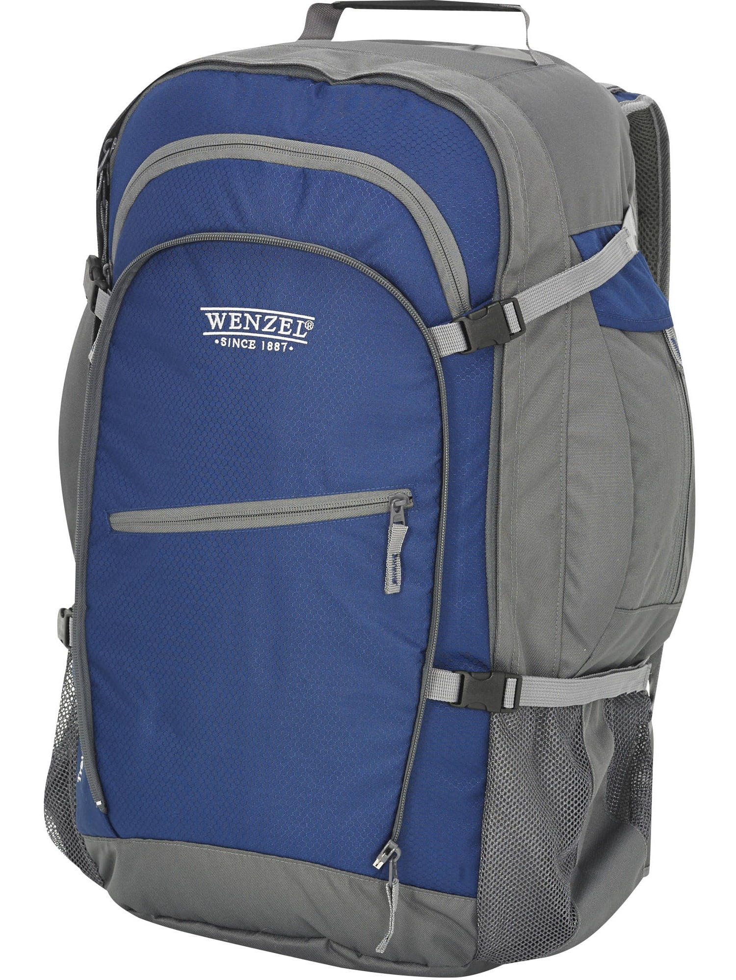 Wenzel Navy Blue Camping Hiking Backpack Outdoor Travel Daypack Bag Wenzel Camping Hiking Backpack Navy Blue | Mercari main image 4