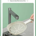 thumbnail image 2 of Multi-functional Filter Spoon Dumpling Noodles Drain Scoop Long Handle Nylon Colander Kitchen Household Accessories Pink, 2 of 6