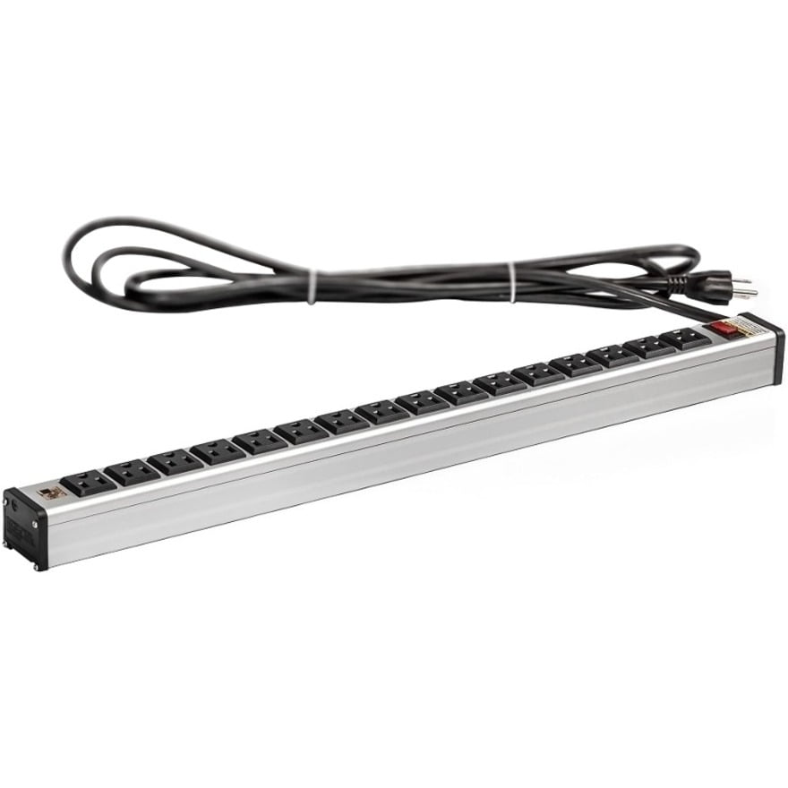Aleratec 16Outlet Power Strip Industrial Grade Heavy Duty Extension