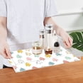 thumbnail image 4 of Acrylic Tray 15.7*11.8*1.9 Inch Transparent Tray Food Tray Tea Cup Tray Serving Trays Cosmetics Storage Kitchen Table Bathroom Sundry Storage Colorful Christmas Tree Beautiful, 4 of 7