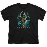 Aquaman Movie Trident S/S Youth 18/1 T-Shirt Black