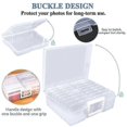 thumbnail image 3 of Portable Photo Storage Box with 16 Compartments for Organizing Photos & Memories, 3 of 5