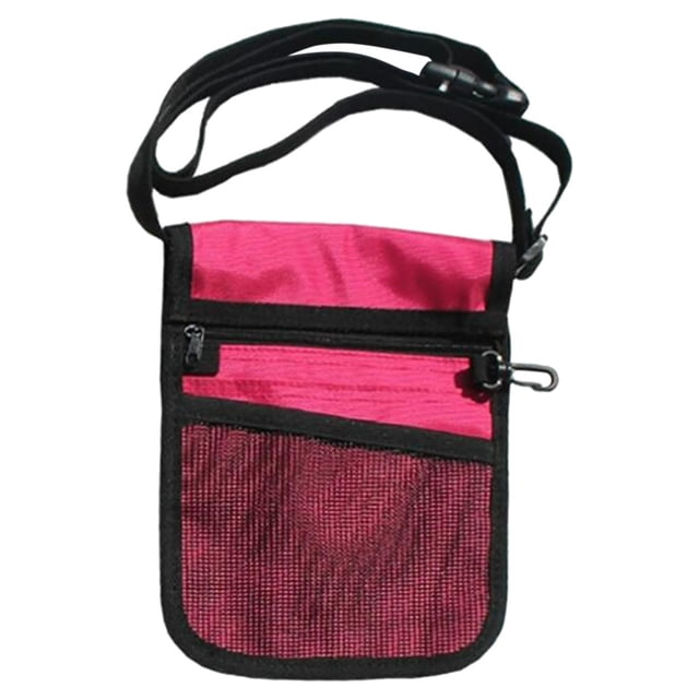 Qarigey Utility Nurse Organizer Belt Extra Pocket Bag Pouch Care Kit Waist Bolsas de mensajero y de hombro Rojo