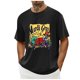 thumbnail image 4 of Casual Summer Tops Carnaval Impreso de Manga Corta Cuello Redondo, Poliéster Ligero para la Fiesta de Verano de Primavera, 4 of 9