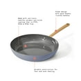 Beautiful 10 inch Ceramic NonStick Fry Pan, Cornflower Blue by Drew